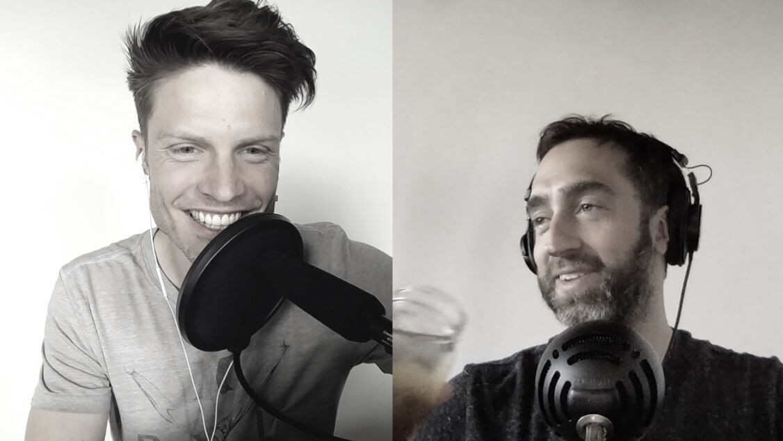 Justin Jackson (left) and co-founder Jon Buda (right)