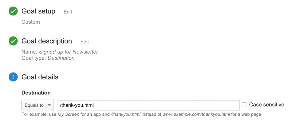 Goal: get visitors to sign up for newsletter