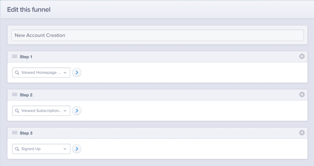 Building a funnel in Mixpanel
