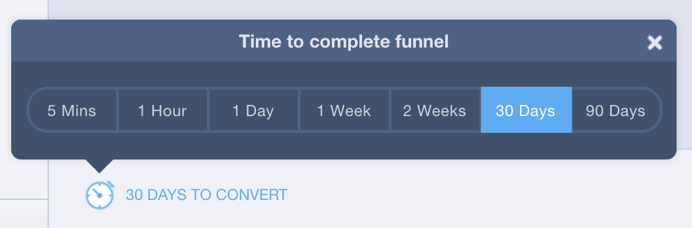 Find this option before you save your funnel